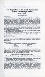 The London Naturalist, 1961, pp 102-114.